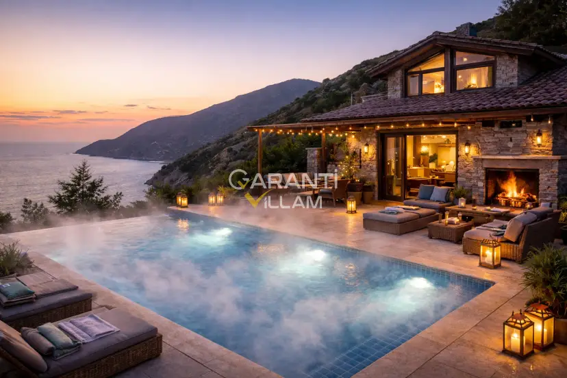 Kış Ayına Uygun Kiralık Villalar, Isıtmalı Havuzlu Kış Tatili | Garanti Villam