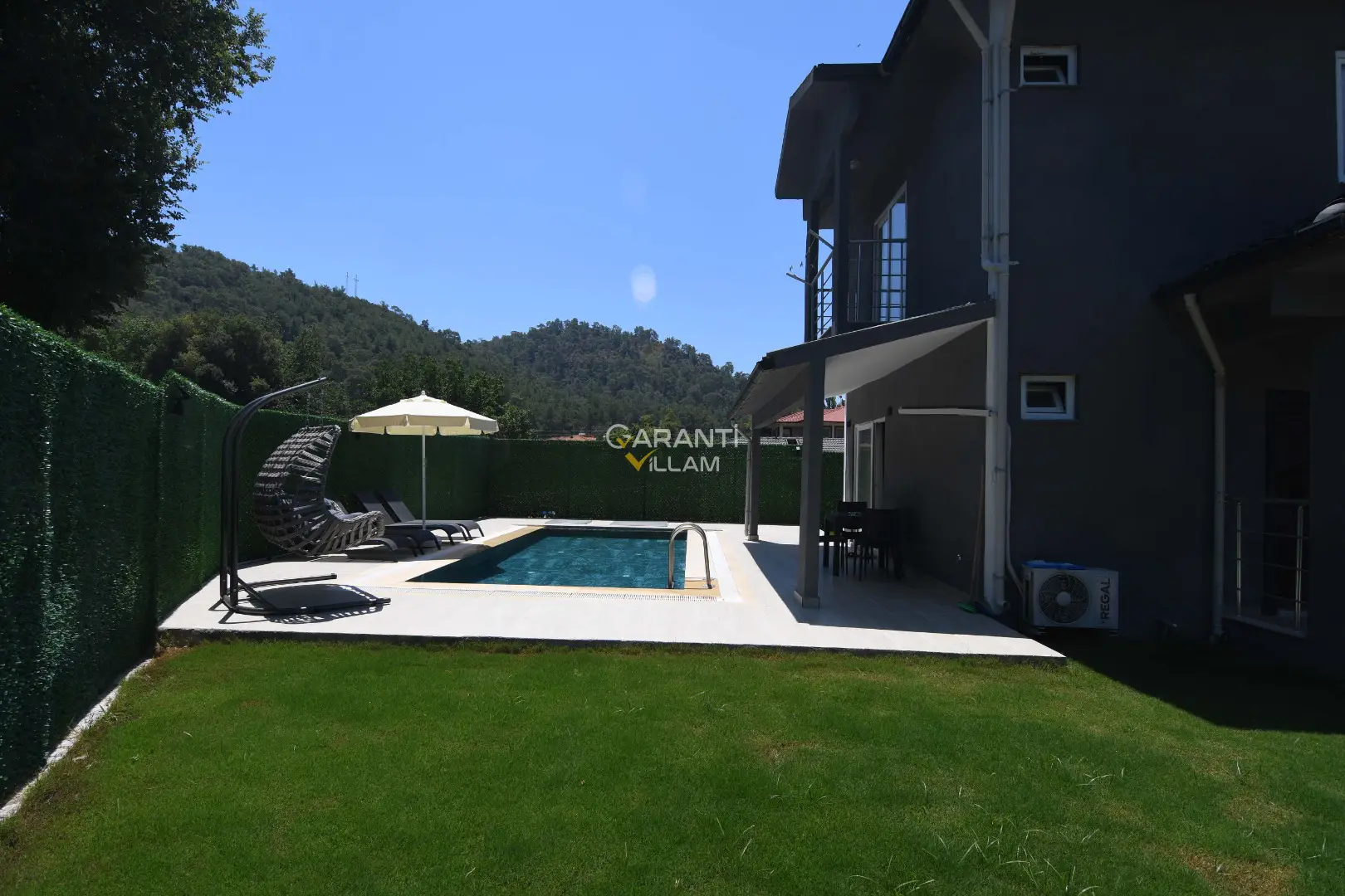 VILLA-15109, Fethiye İnlice 4 Kişilik Doğa Manzaralı Kiralık Villa | Garanti Villam