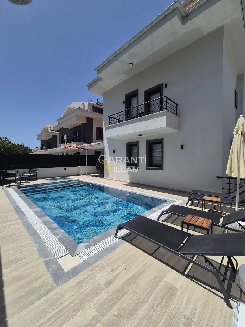 VILLA-13896, Fethiye Ovacık 8 Kişilik 4 Odalı Çocuk Havuzlu Kiralık Villa | Garanti Villam