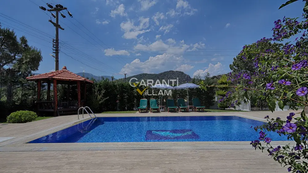 VILLA-15304, Ortaca Dalyan 8 Kişilik Özel Havuzlu Kiralık Villa | Garanti Villam