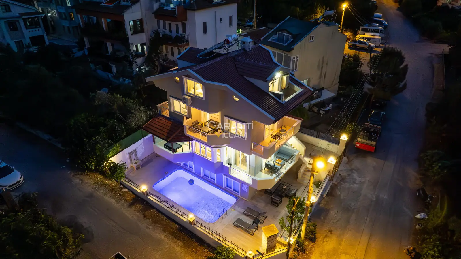 VILLA-15398, Marmaris Armutalan 7 Kişilik Özel Havuzlu Kiralık Villa | Garanti Villam