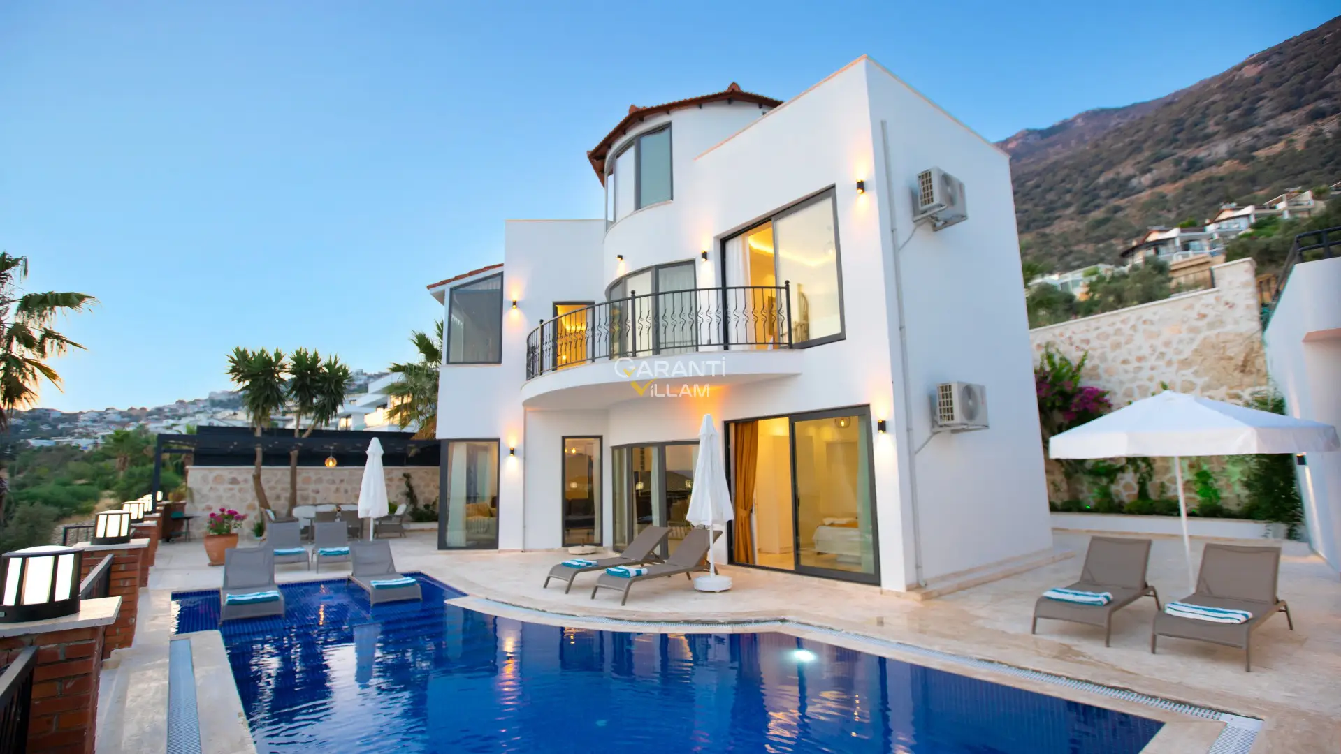 VILLA-16454, Kalkan Kızıltaş 6 Kişilik Çift Jakuzili Kiralık Villa | Garanti Villam